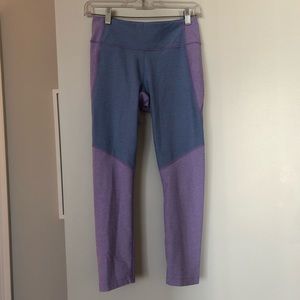 Outdoor Voices leggings in purple/grey - size S